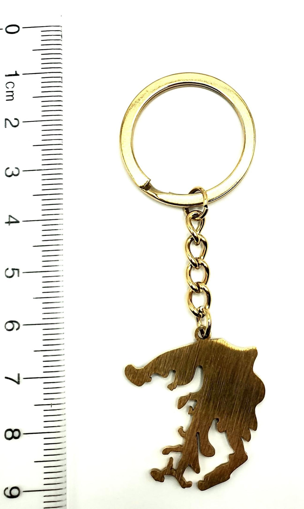 Greece Greek Map Outline Hellenic EU European Europe Balkan Balkans Gold Country Flag Key Ring Chain Metal Enamel Keyring