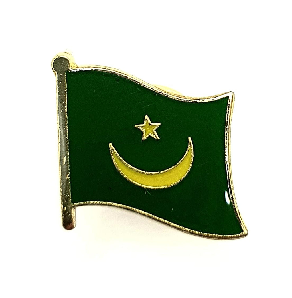 Mauritania Africa African Metal Country Flag Pin Badge
