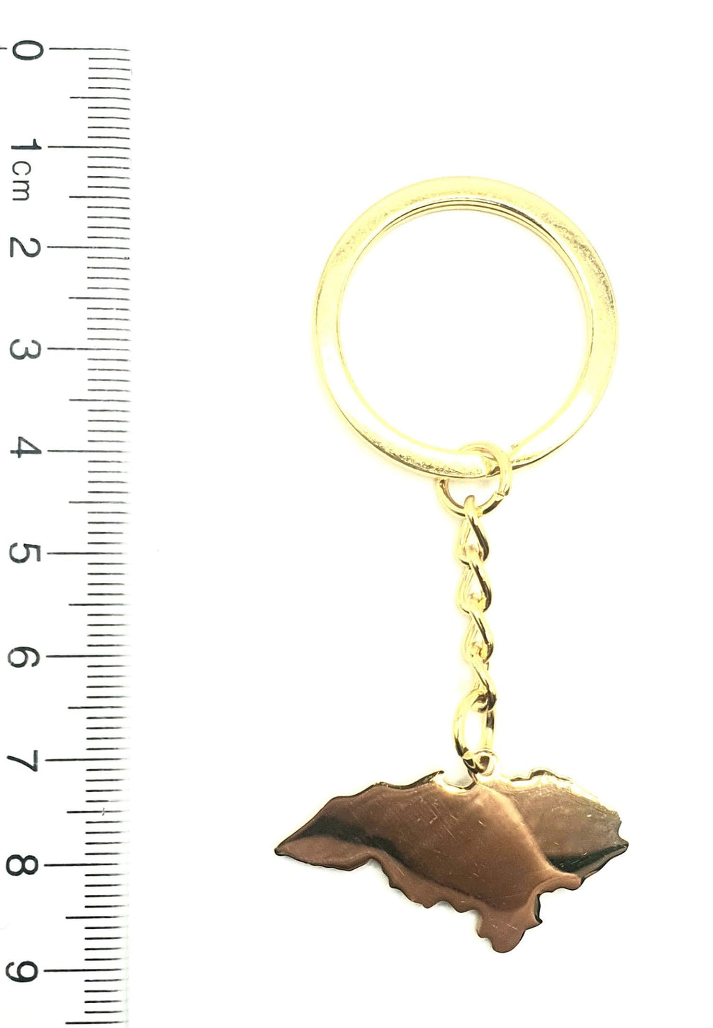 Honduras Central America Gold Key Ring Chain Country Flag Metal Enamel Keyring