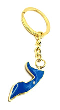 Somalia Africa Somali African Gold Country Flag Map Key Ring Chain Metal Enamel Keyring