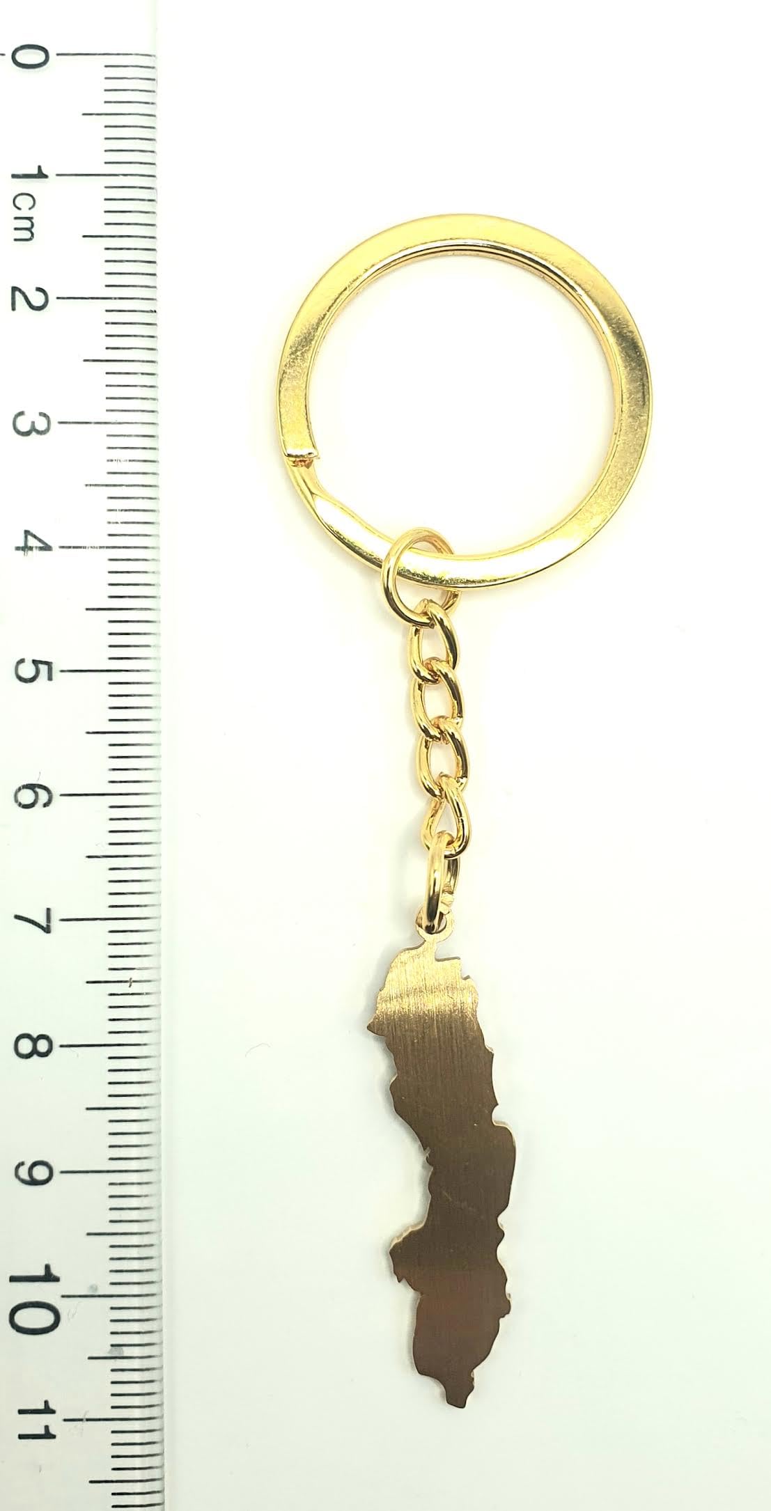 SNS Components Sweden Swedish Scandinavia EU Europe Gold Key Ring Chain Country Flag Metal Enamel Keyring