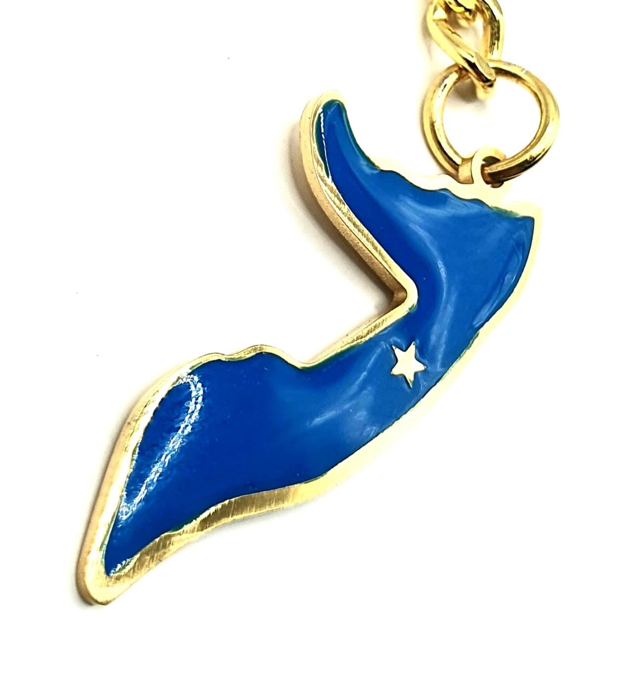 Somalia Africa Somali African Gold Country Flag Map Key Ring Chain Metal Enamel Keyring