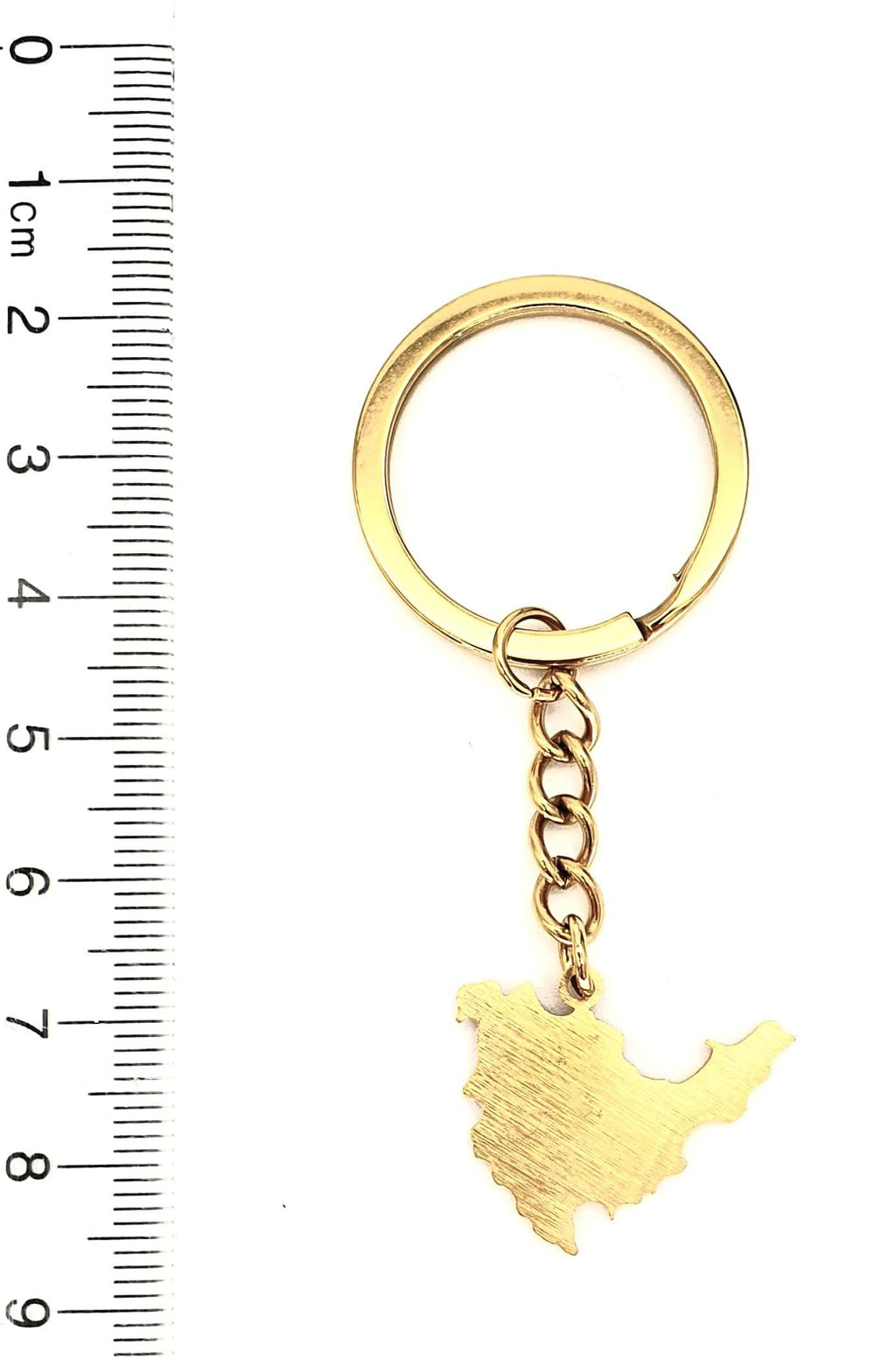 Saint Martin Sint Maarten Map Outline Caribbean Gold Country Flag Country Flag Key Ring Chain Metal Enamel Keyring