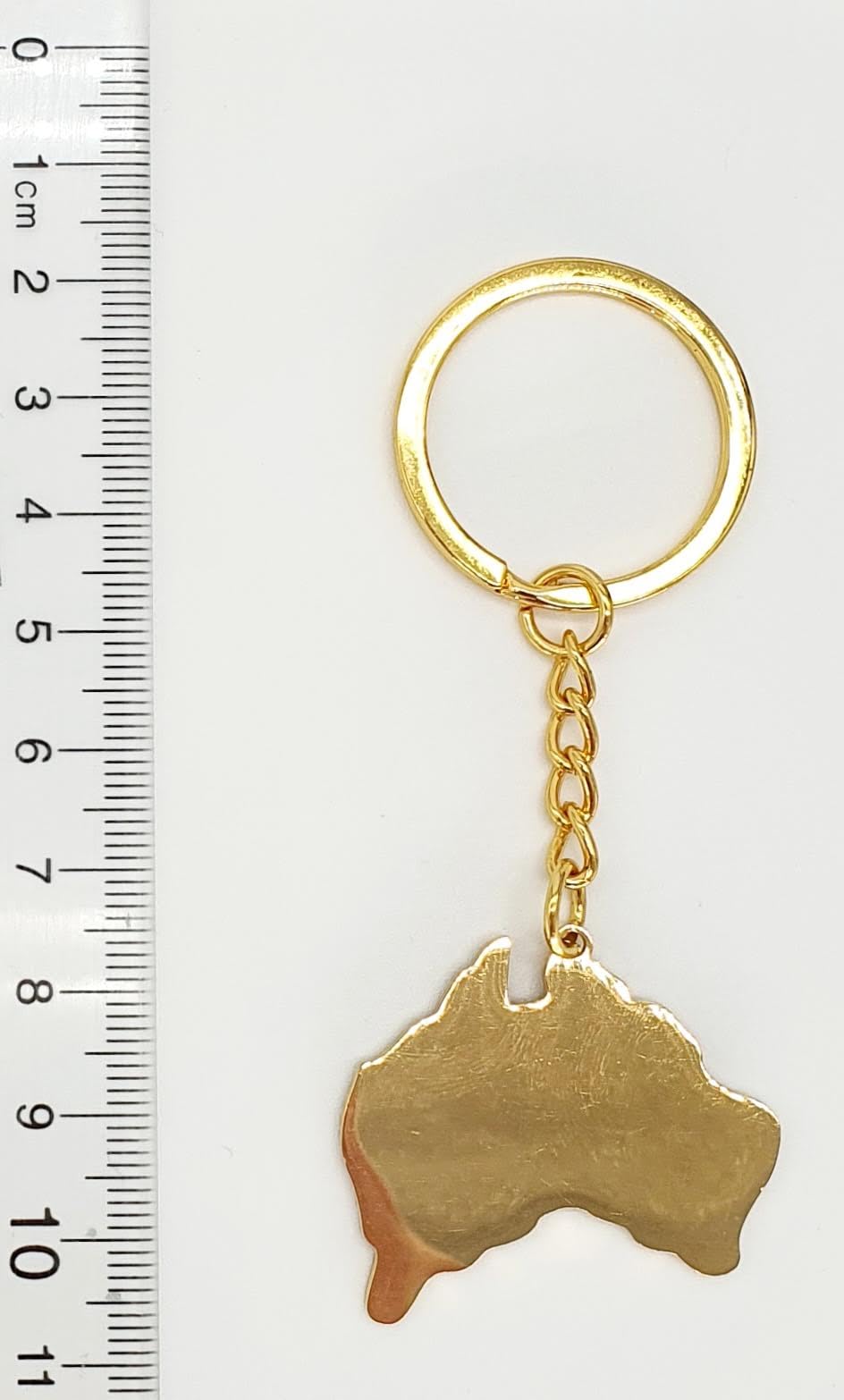 Australia Australian Gold Country Flag Key Ring Metal Enamel Keyring Oceania