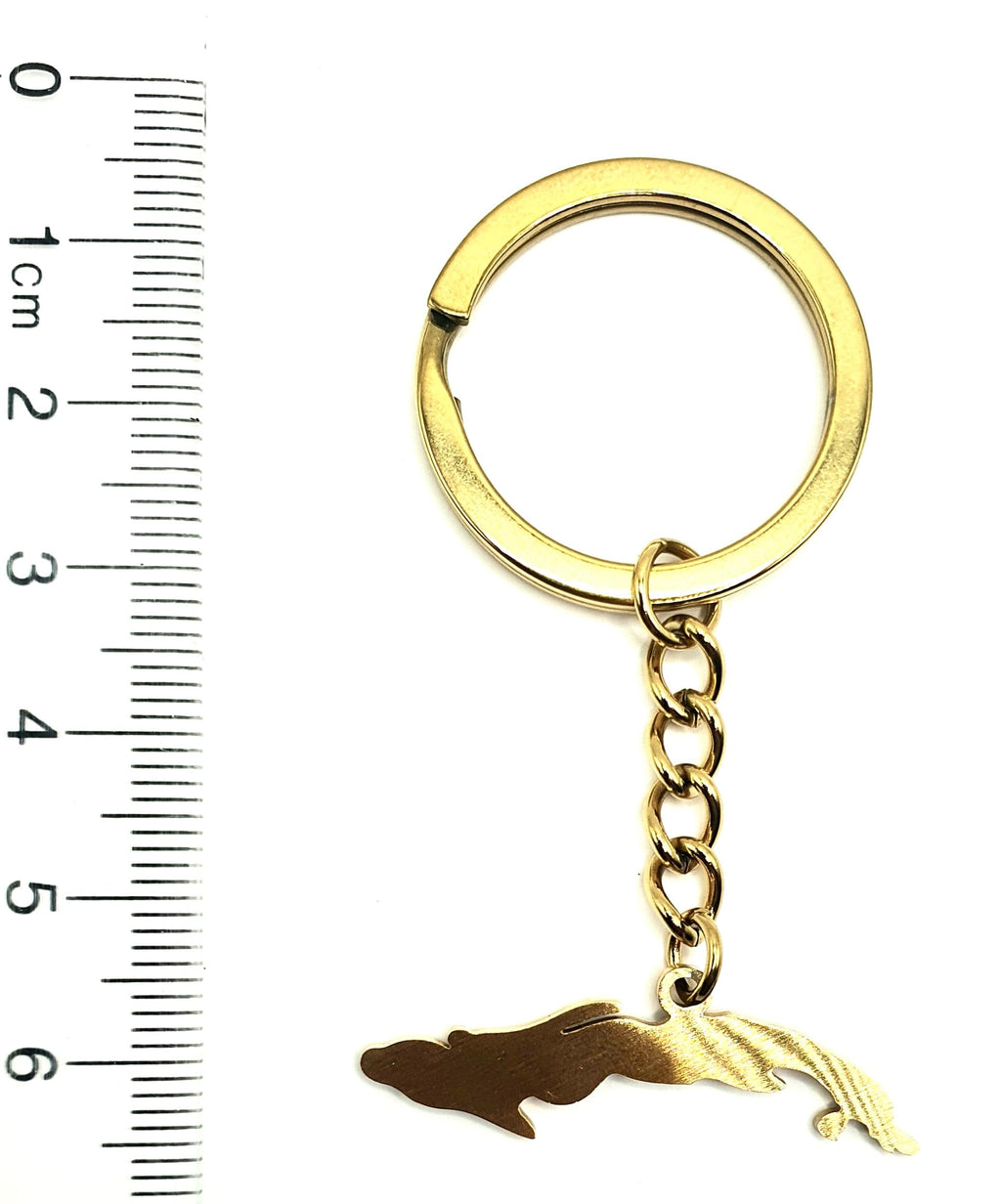 Cuba Cuban Caribbean Gold Country Flag Key Ring Metal Enamel Keyring