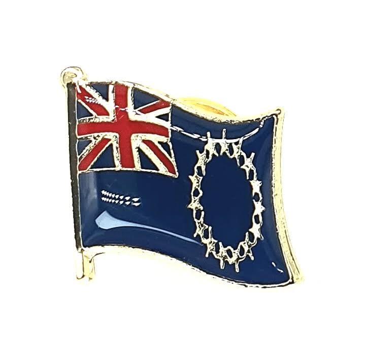 Cook Islands Pacific Metal Enamel Country Flag Pin Badge